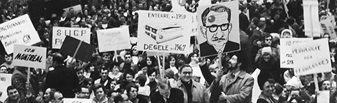 Manifestation nationale contre le Bill 25